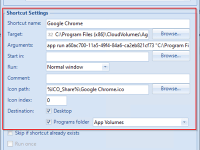 Dealing with VMware App Volumes Apps on Demand&nbsp;shortcuts